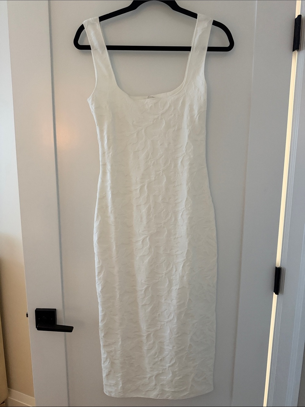 Zara Cream Scoop-Neck Maxi Dress